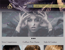 Tablet Screenshot of dscoiffure.com